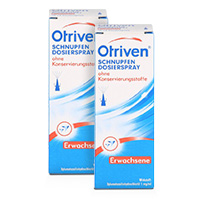 OTRIVEN 0,1% Dosierspray ohne Konserv.Stoffe Doppelpackung 