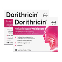 DORITHRICIN Halstabletten Waldbeere Doppelpackung 
