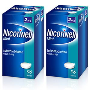 NICOTINELL Lutschtabletten 2 mg Mint Doppelpackung 