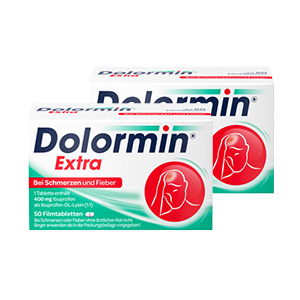 Dolormin® Extra Ibuprofen bei Kopfschmerzen Doppelpackung 