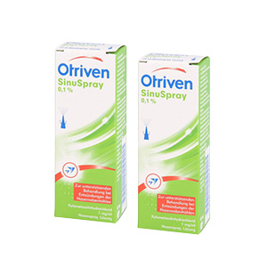 OTRIVEN SinuSpray 0,1% Nasenspray Doppelpackung 