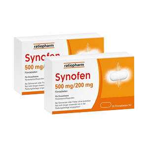 SYNOFEN 500 mg/200 mg Filmtabletten Doppelpackung 