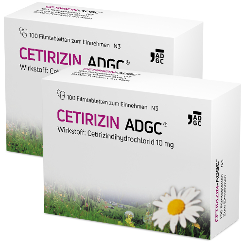 CETIRIZIN ADGC Filmtabletten Doppelpackung 