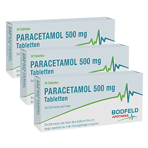 PARACETAMOL 500 mg Tabletten Bodfeld Apotheke 