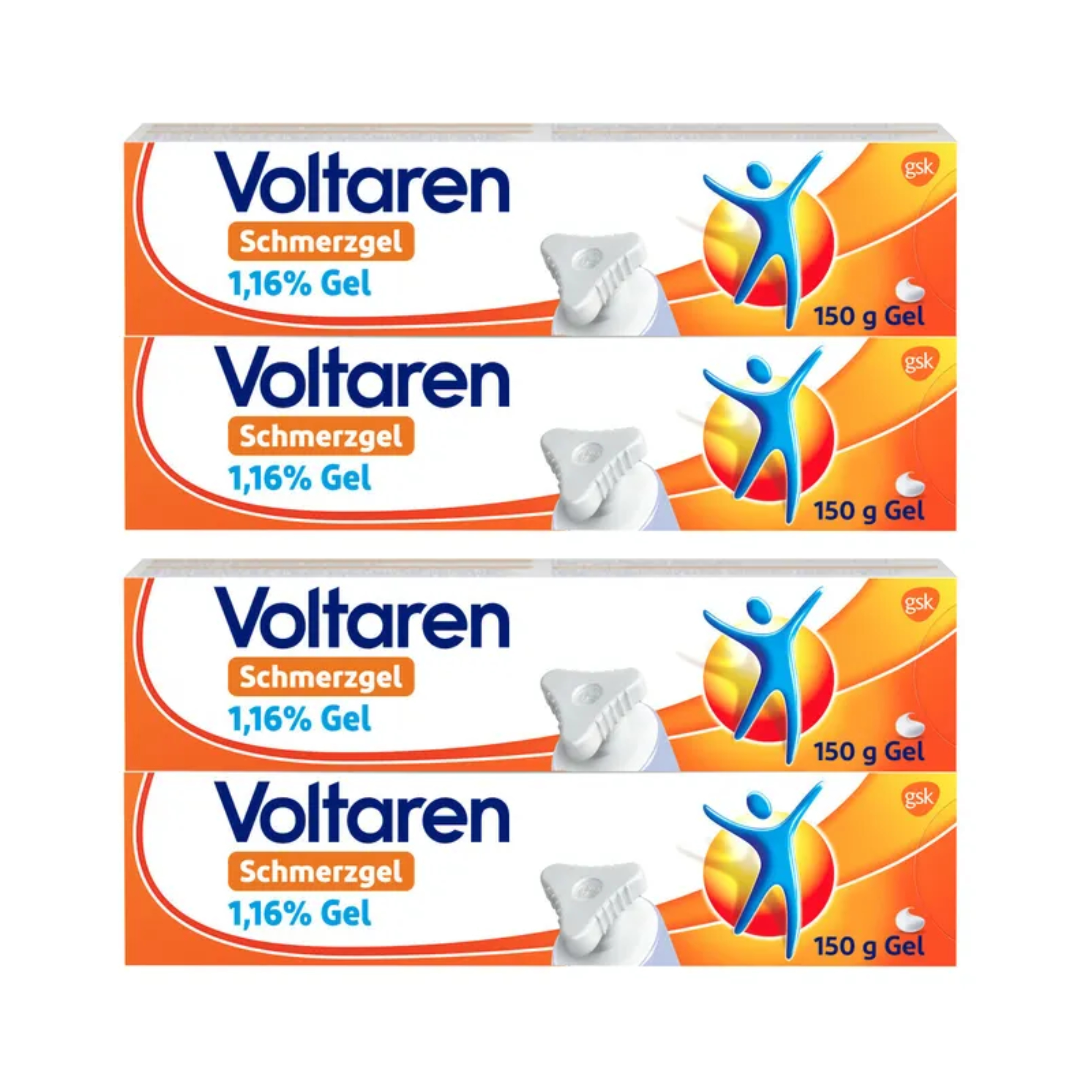 Voltaren Schmerzgel bei Muskel- und Rückenschmerzen Doppelpackung 