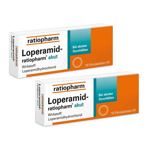 LOPERAMID-ratiopharm akut 2 mg Filmtabletten Set 