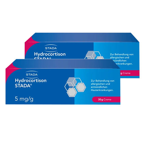 HYDROCORTISON STADA 5 mg/g Creme Doppelpackung 