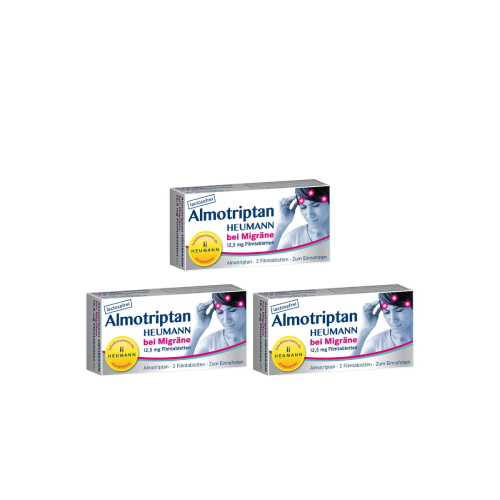 ALMOTRIPTAN Heumann bei Migräne 12,5 mg Filmtabl. 