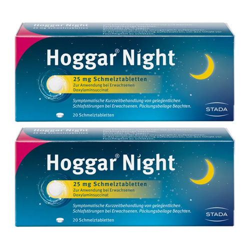 HOGGAR Night 25 mg Schmelztabletten Set 