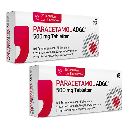 PARACETAMOL ADGC 500 mg Tabletten Set