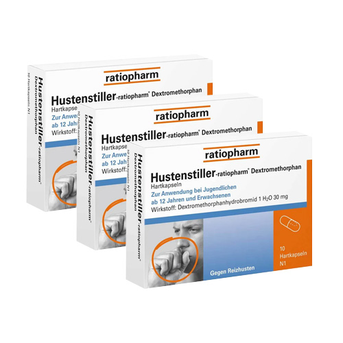 HUSTENSTILLER-ratiopharm Dextromethorphan Kapseln 
