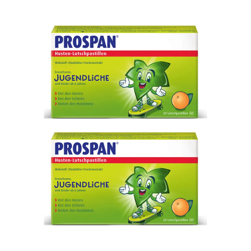 PROSPAN Husten Lutschpastillen Doppelpackung 