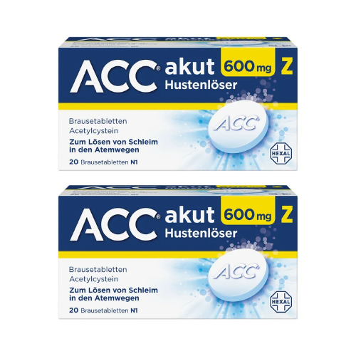 ACC akut 600 Z Hustenlöser Brausetabletten Set 