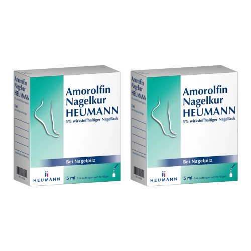 AMOROLFIN Nagelkur Heumann 5% wst.halt.Nagellack Set 
