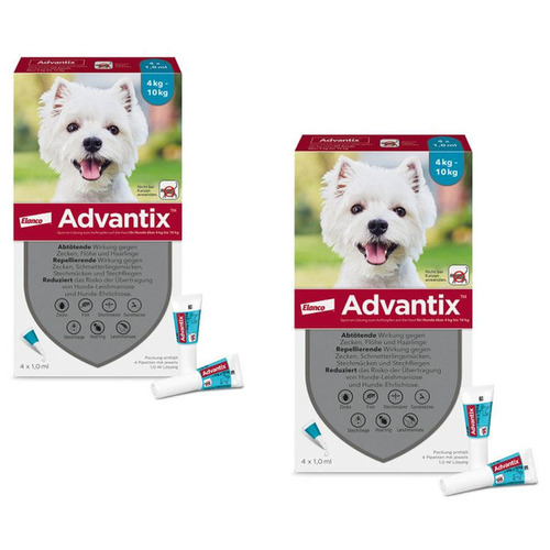 ADVANTIX Spot-on für den Hund 4-10 kg 
