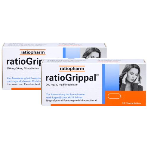 RATIOGRIPPAL 200 mg/30 mg Filmtabletten Doppelpackung 