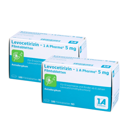 LEVOCETIRIZIN-1A Pharma 5 mg Filmtabletten Set 