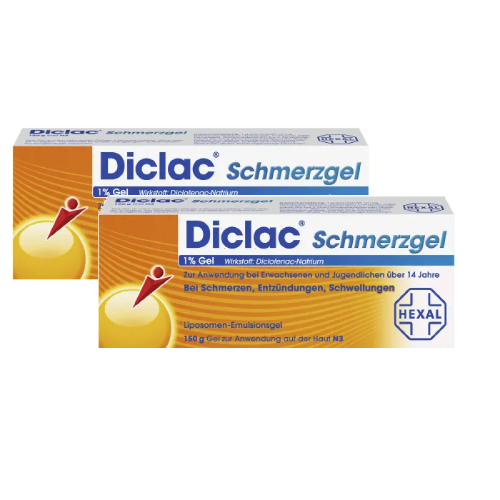 DICLAC Schmerzgel 1% Doppelpackung 