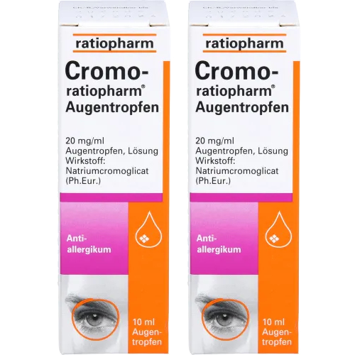 CROMO-RATIOPHARM Augentropfen Doppelpackung 