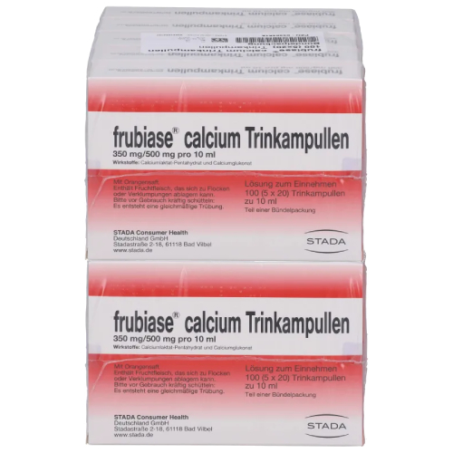 FRUBIASE CALCIUM T Trinkampullen Doppelpackung 