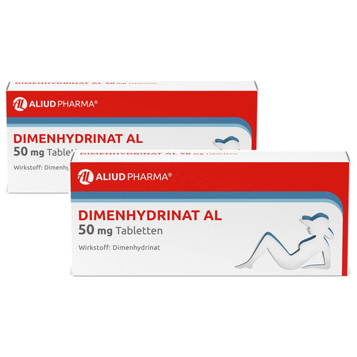 DIMENHYDRINAT AL 50 mg Tabletten Doppelpackung