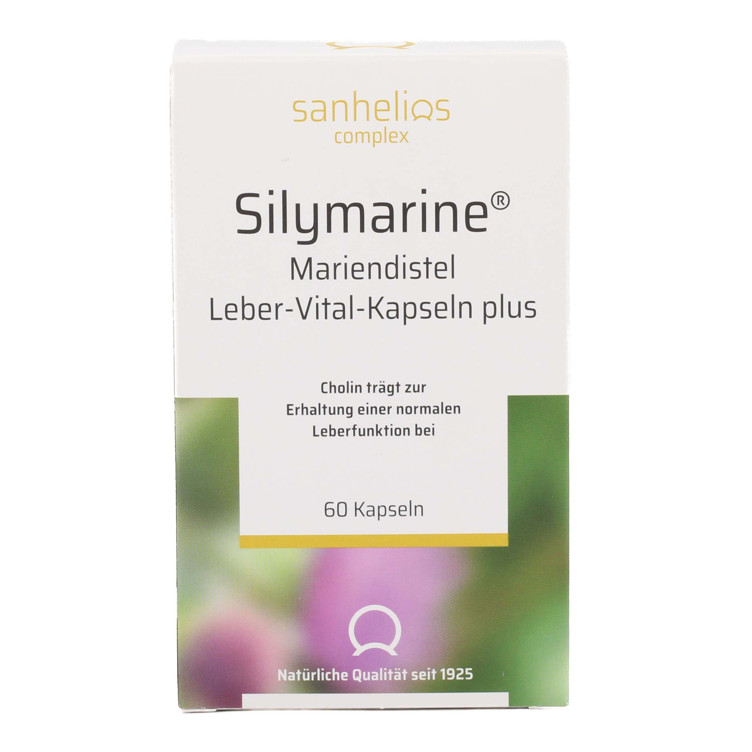 SILYMARINE Mariendistel Leber-Vital-Kapseln plus
