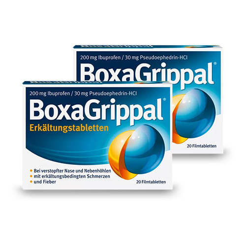BOXAGRIPPAL Erkältungstabletten 200 mg/30 mg FTA Set 