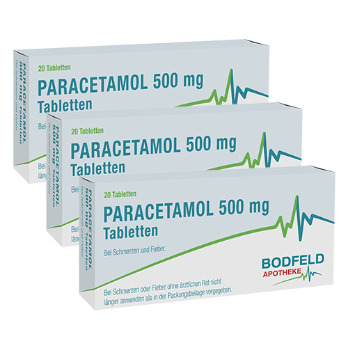 PARACETAMOL 500 mg Tabletten Bodfeld Apotheke 