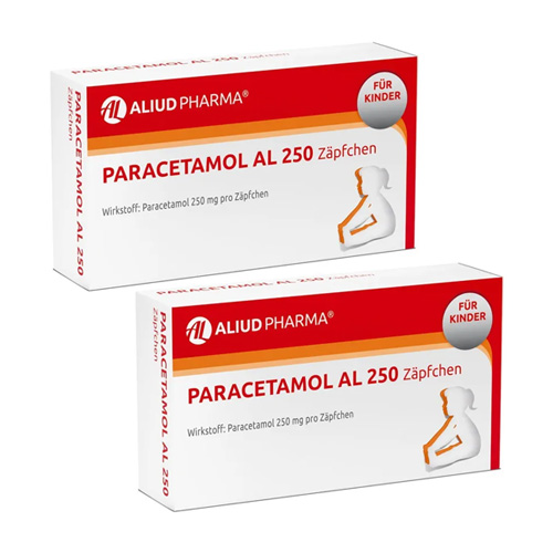 PARACETAMOL AL 250 Kleinkindersuppositorien 