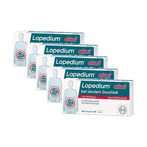 LOPEDIUM akut bei akutem Durchfall Hartkapseln 