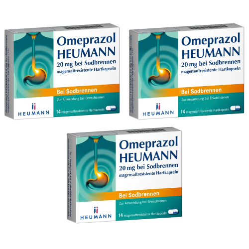 Omeprazol HEUMANN 20 mg bei Sodbrennen 