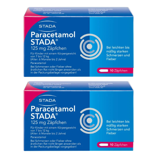 PARACETAMOL STADA 125 mg Zäpfchen Set 
