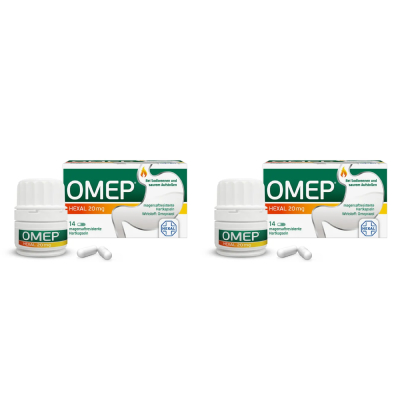 OMEP HEXAL 20 mg magensaftresistente Hartkapseln Set 
