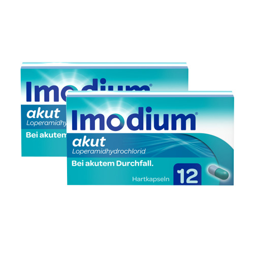 IMODIUM akut Hartkapseln Doppelpackung 