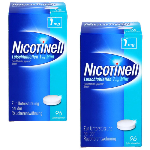 NICOTINELL Lutschtabletten 1 mg Mint Doppelpackung
