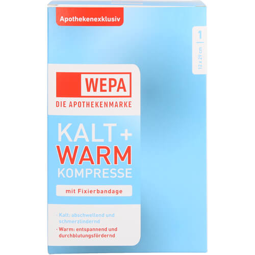 KALT-WARM Kompresse 12x29 cm mit Fixierband