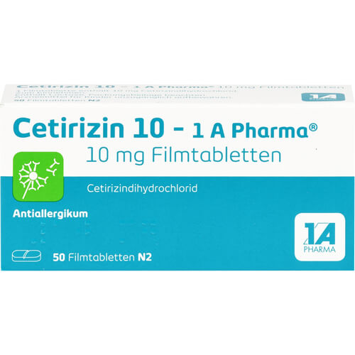 CETIRIZIN 10-1A Pharma Filmtabletten