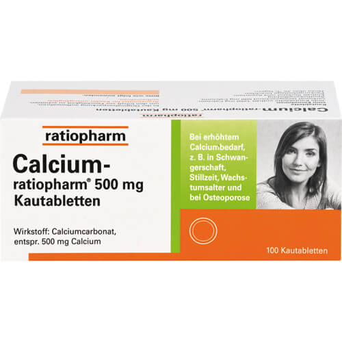 CALCIUM-RATIOPHARM 500 mg Kautabletten