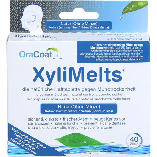 XYLIMELTS Hafttabletten ohne Minze OraCoat