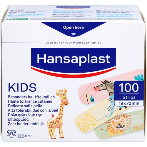 HANSAPLAST Kids Pflasterstrips Universal 1,9x7,2cm