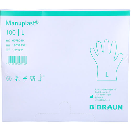 MANUPLAST Einmal Handschuhe PE Gr.L